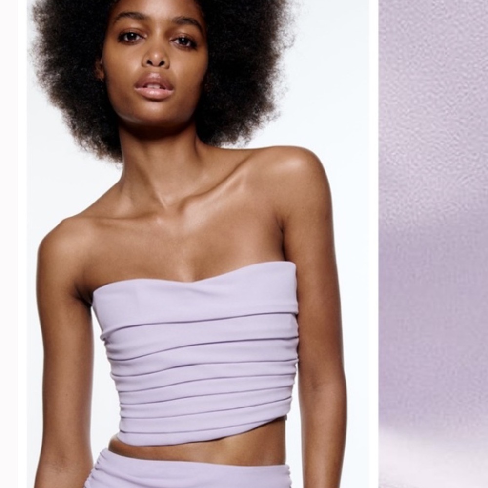 Zara purple top